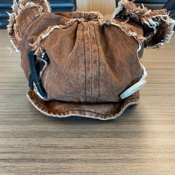 CFIERCE | Matching Brown Teddy Denim Jacket & Hat - Picture 6 of 6